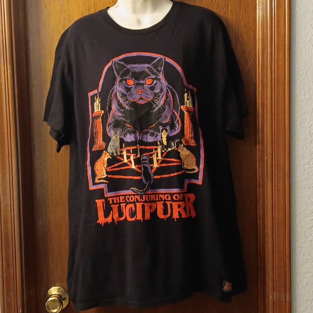 Steven Rhodes Halloween XL Tee Unisex "The Conjuring of LuciPurr"